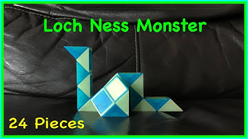 Rubik’s Twist 24 or Smiggle Snake Puzzle Tutorial: How to Make a Loch Ness Monster Shape