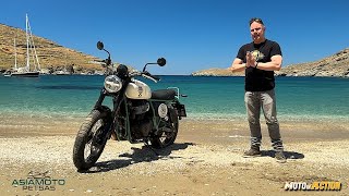 Ταξιδεύουμε με Royal Enfiel  Bear 650 στην άμορφη Κύθνο  #testride  #bear650 #review #bikelife