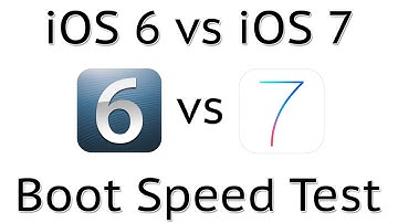 iOS 7 vs iOS 6 Boot Speed Test