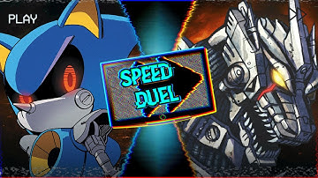 Metal Sonic vs Kiryu (Sonic the Hedghog vs Millenium Series Godzilla) | Speed Duel