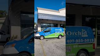 Van Wrap Transformation for Orchid Cleaners 🚙 | Fusion Wraps #vinylwrap #shorts #florida #marketing