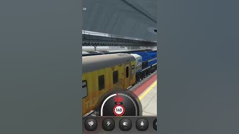 vande Bharat full speed mai Tejas ko overtake karte hua #gameplay #railwayline #railwaynetwor#game