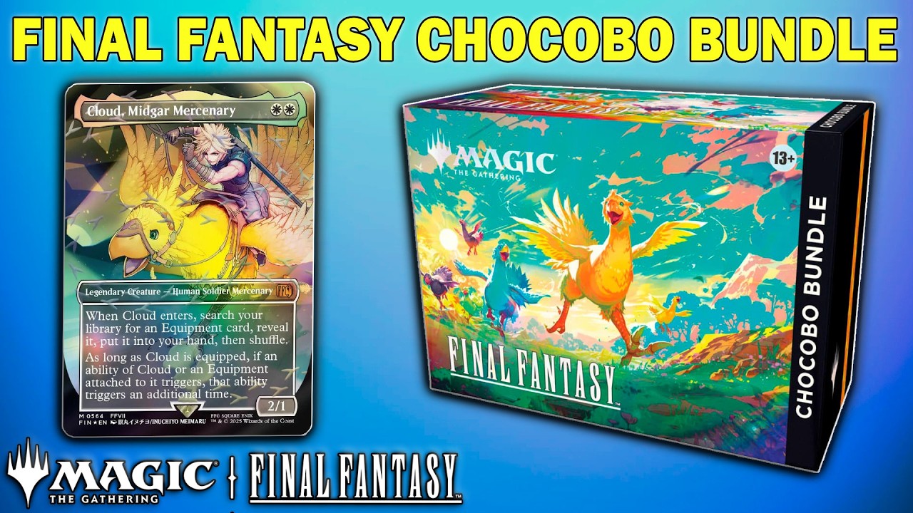 Opening The Final Fantasy Chocobo Bundle - Magic: The Gathering