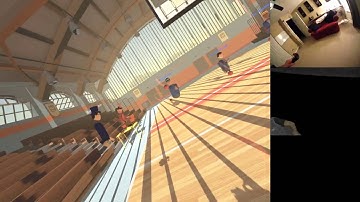 Threw HTC Vive Controller in Rec Room Dodge Ball During Twitch Stream