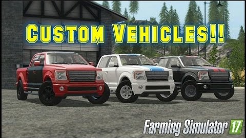 VEHICLE CUSTOMIZATION!!: INFO, PHOTOS, NEWS and MORE!! MUST WATCH!!!--Farming Simulator 17 (2017)