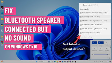 Bluetooth-luidspreker verbonden, maar geen geluid op Windows 11 OPGELOST