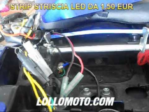 Plafoniere Per Auto A Led : Collegare installare strip strisce led ad anabbaglianti fanali