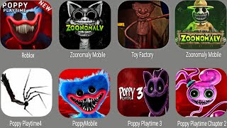 Poppy Playtime Chapter 3 Mobile,Poppy Playtime 3 Roblox,Poppy Playtime 2,Poppy 4,Zoonomaly Mobile