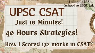 UPSC CSAT  Last 21 Days  40 Hours Strategies!! #upsc #csat #pyq #upsccsat #upscprelims2024 #uppsc