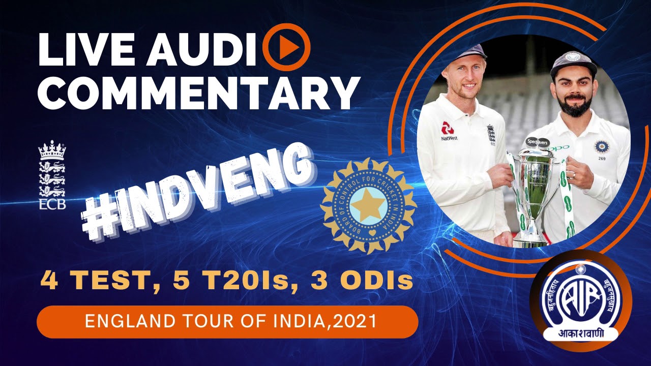 All India Radio 📻 bring you LIVE Audio Commentary of 4 Tests, 5 T2OIs, 3 ODIs