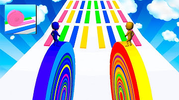 Layers Roll 🌈📀🏵️ All Levels Gameplay Android, iSO Mobile Games  Update Max Level  LR5657 DK78IAT