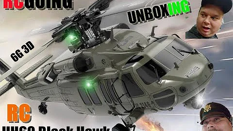Sikorsky UH-60 Black Hawk RC Helicopter for Beginners 6 Axis Gyro Brushless Direct Drive UNBOXING