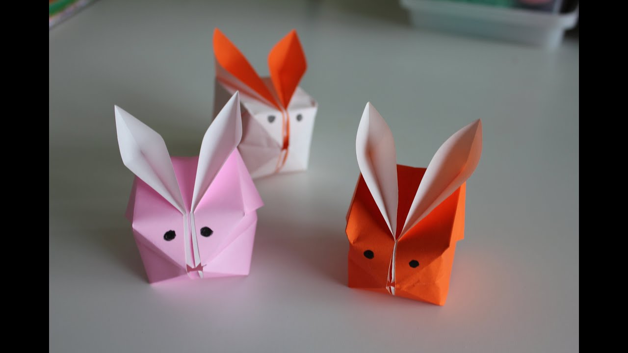 origami animal rabbit - YouTube