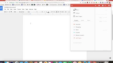 Todoist chrome extension demonstration
