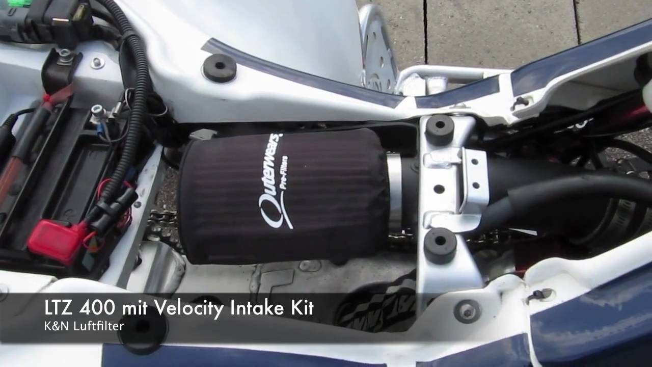 LTZ400 Velocity Intake Kit YouTube