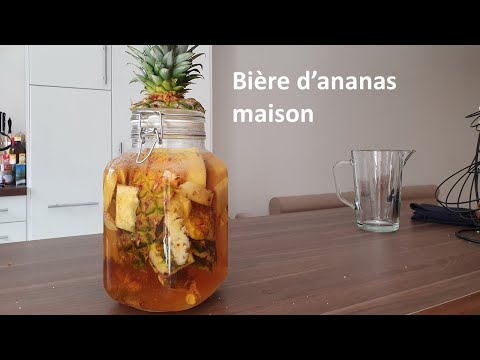 Bière d'ananas maison