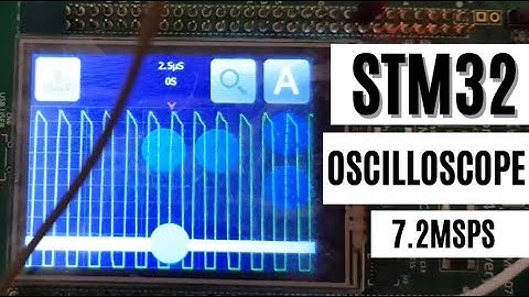 STM32F429 Discovery Oscilloscope - 7.2MSa/s