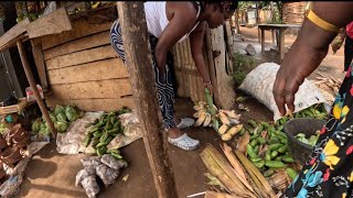 AFRICAN VILLAGE WOMAN'S LIFE\/\/ INSIDE MY NEIGHBOURHOOD VILLAGE MARKET