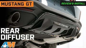 2024-2025 Mustang GT Performance Track Package Rear Diffuser Review & Install