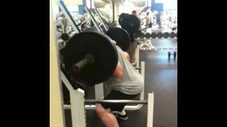 225 lb squat failed on 5th rep
