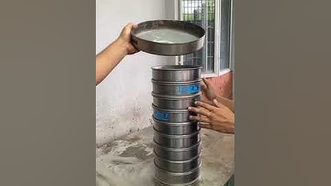 Sieve Analysis Test (fine aggregate)