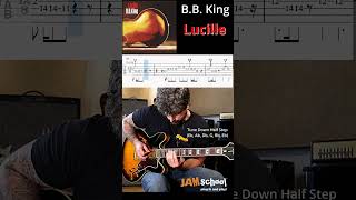 BB King Lucille Guitar Solo Short #short #bbking #blues #tab #guitarsolo