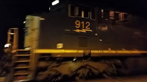 [CSX]912 ES44AH Leads U361-19 Empty Coal Train Heads North With A Screaming K5HLL-R2 In Fay NC