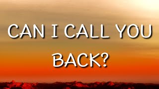 SHY Martin - Can I Call You Back? (Lyrics)