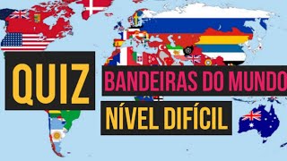 45 BANDEIRAS DO MUNDO PARA VOCÊ TENTAR ADIVINHAR - QUIZ NÍVEL DIFÍCIL  #incrivelmentecuriosa 