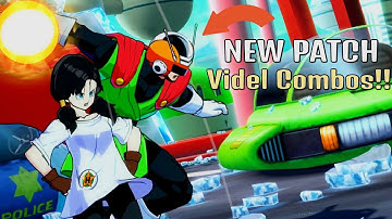 NEW Videl Combos in the 1.40 Patch! [DBFZ] 