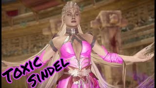 The new TOXIC SINDEL PLAYER RISES in MK11 online matches