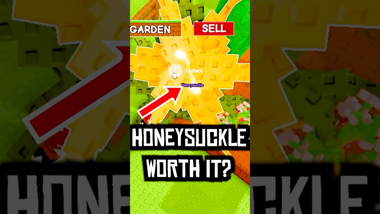 HONEYSUCKLE SEED is it WORTH IT in GROW A GARDEN?..