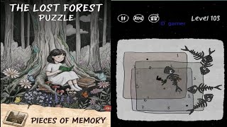 The lost forest puzzle level  103 solution for gameplay and decode code for solution 