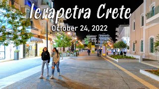 Ierapetra Crete, walking tour 4k, Greece 2022