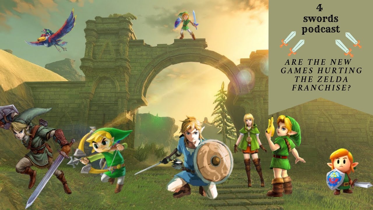The 4 Swords Podcast #11 Why We LOVE The Legend Of Zelda! (Zelda Retrospective) w/steve.harper_drums