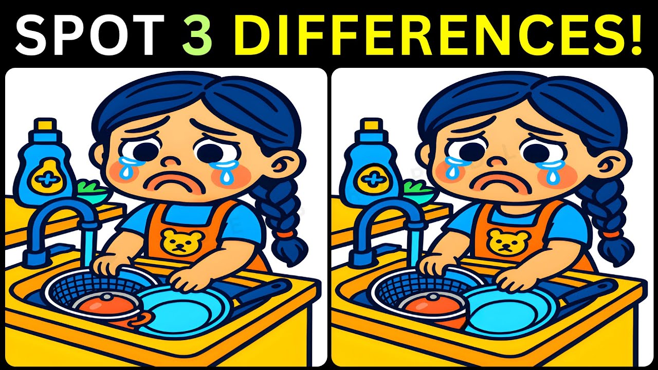 💡See If You Can Spot Three🔍【#320 Brain Game Challenge Find 3 Differences】