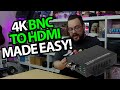 4K BNC to HDMI Made Easy! Eyoyo TVI/CVI/AHD Video Adapter