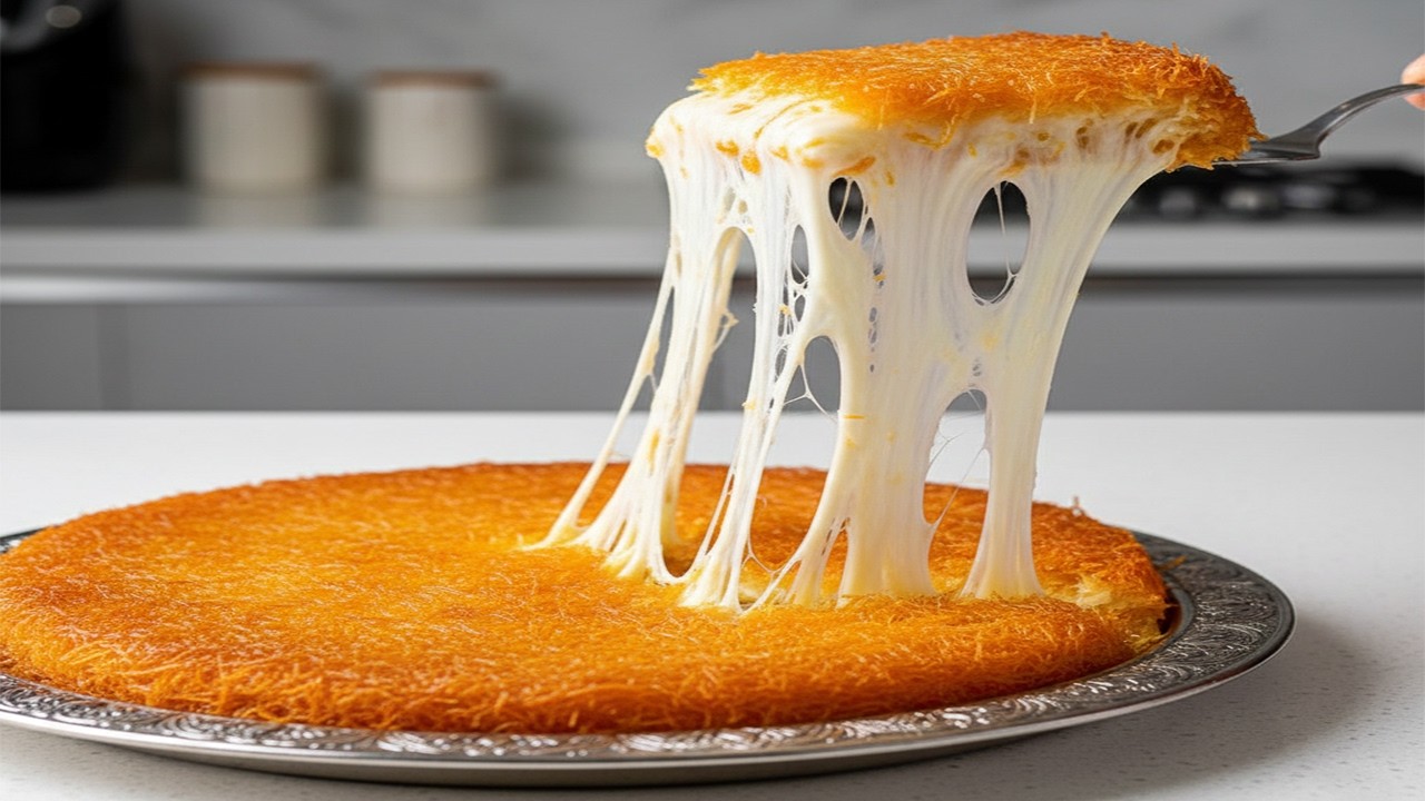 كنافة نابلسية بالفرن سر 