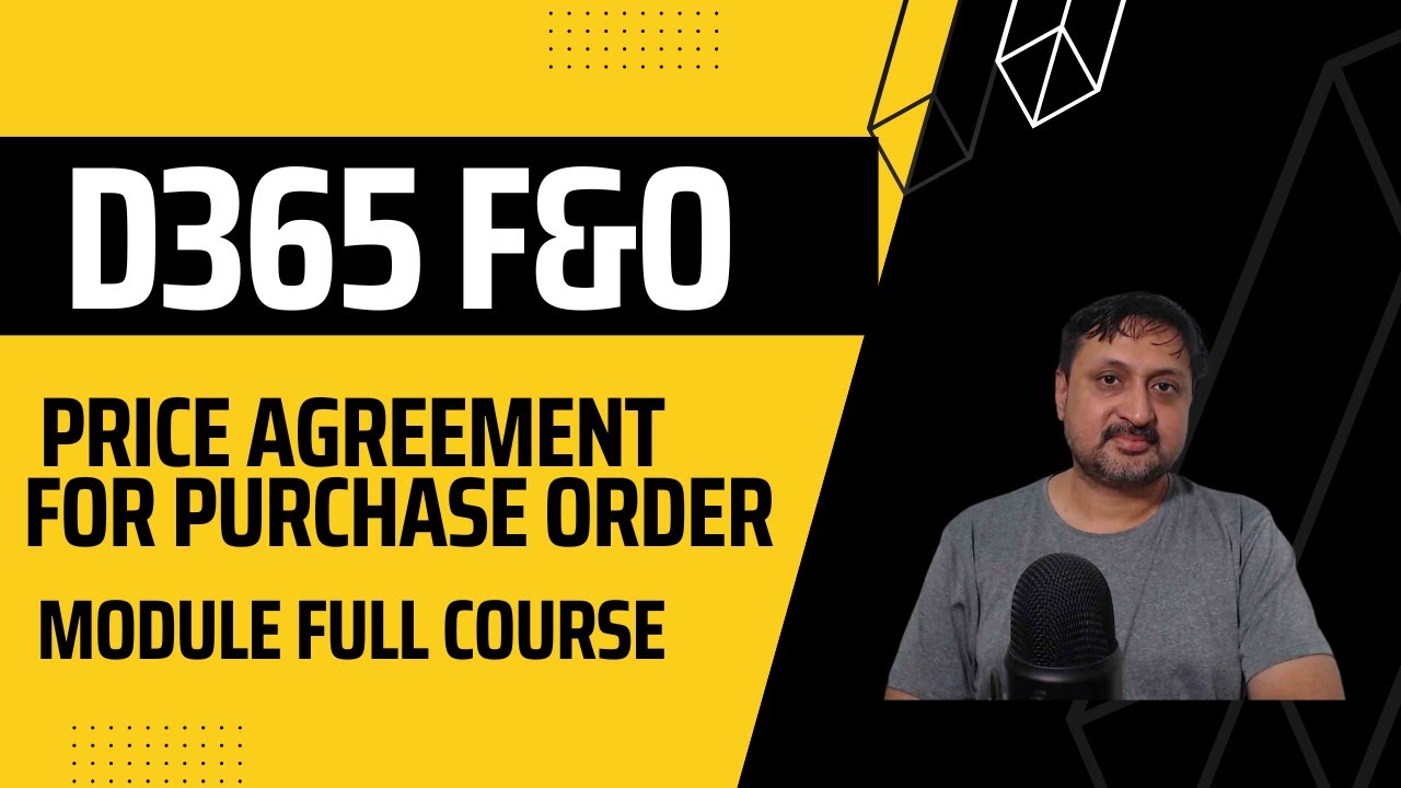 How to setup price agreement for Purchase order in dynamics 365 finance ...