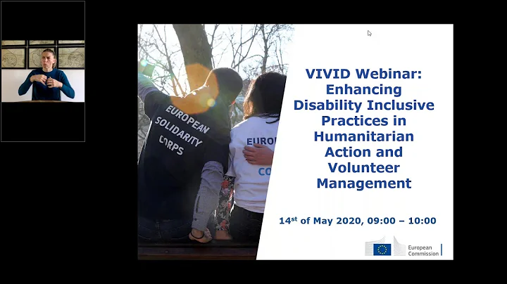 “VIVID Webinar   Enhancing Disability Inclusive Practices in Humanitarian Action and Volunteer Manag