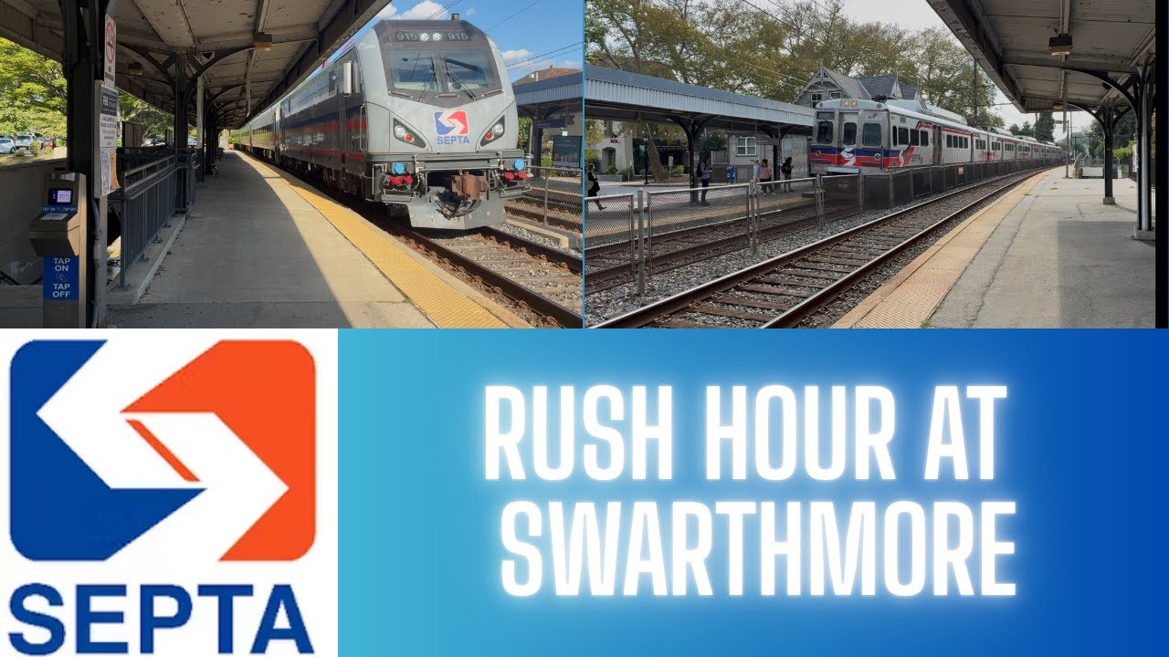 SEPTA at Swarthmore at Rush Hour