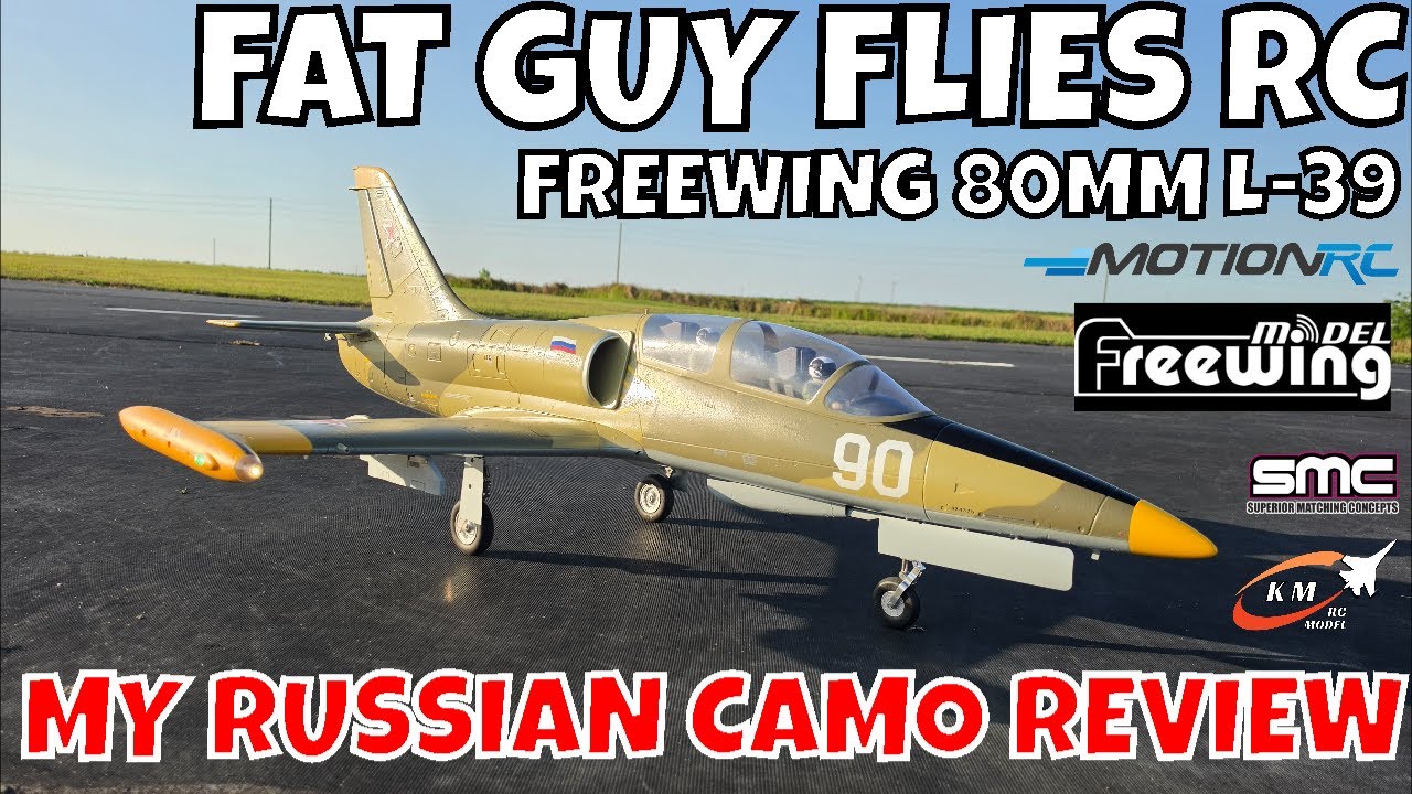 MY RUSSIAN CAMO REVIEW- FREEWING 80MM L-39 by FGFRC #aviation