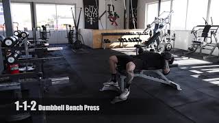 1-1-2 Dumbbell Bench Press