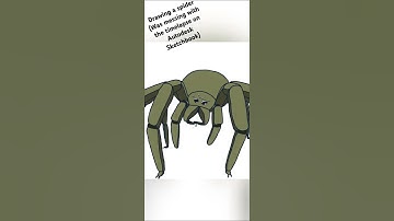Drawing a spider (was messing with the timelapse on Autodesk Sketchbook)