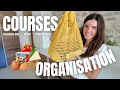 ORGANISATION COURSES : ma méthode semaine & mois pour gagner du temps