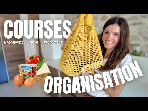 ORGANISATION COURSES : ma méthode semaine & mois pour gagner du temps