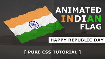 Waving Flag Animation Effects - Pure Html CSS Animated Flag - Tutorial