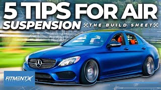 Tips For Running Air Suspension  | The Build Sheet