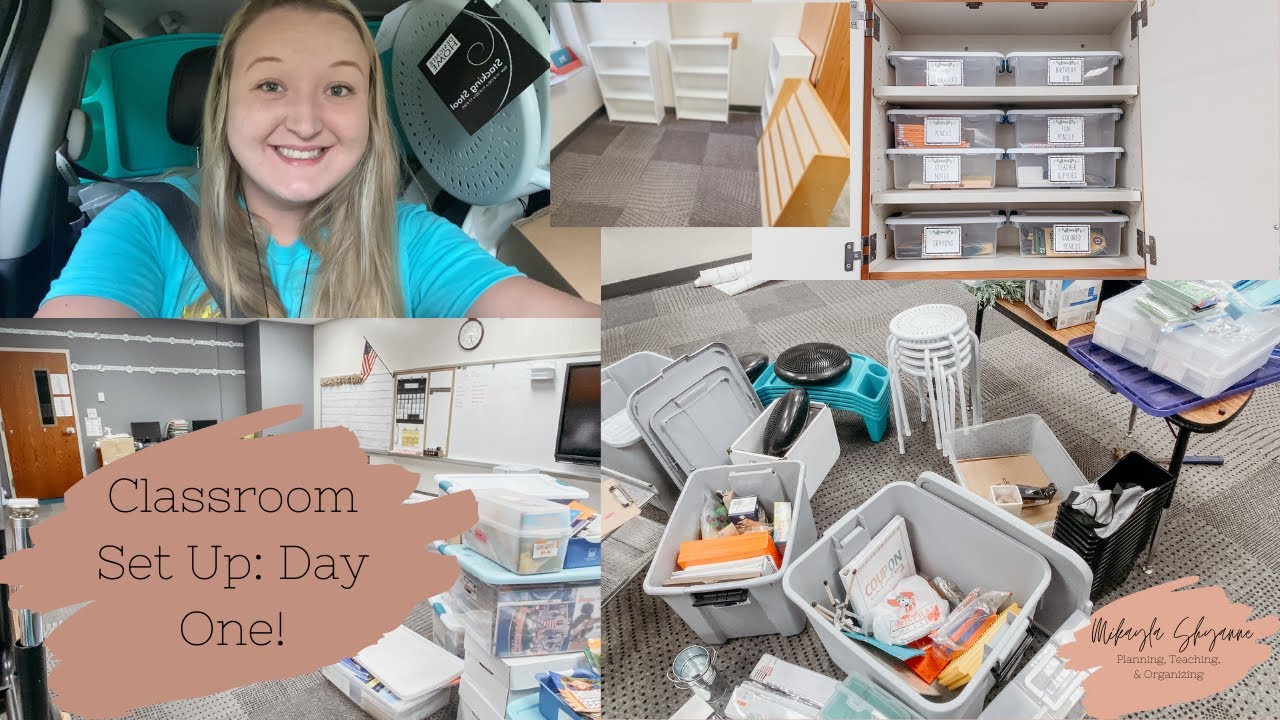 Classroom Set Up 2021/2022 Day One: First Year Teacher Series - YouTube