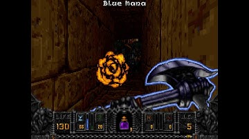 Hecatomb (Hexen mod) Fighter Gameplay Test: Deathkings map01